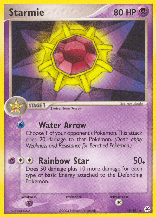 Starmie EX5-49