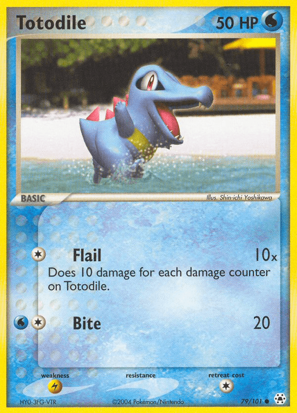Totodile EX5-79