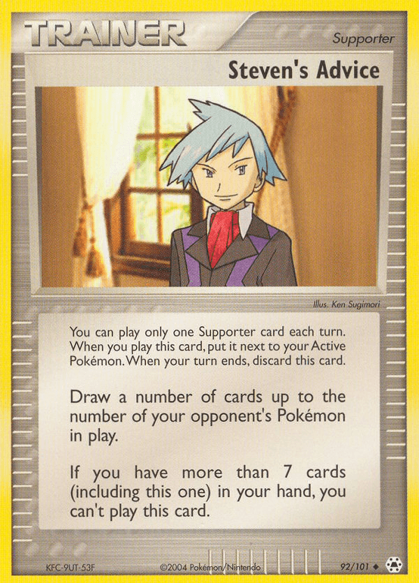 Steven's Advice EX5-92
