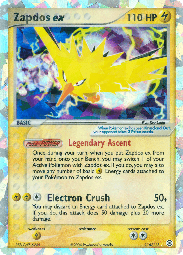 Zapdos ex EX6-116