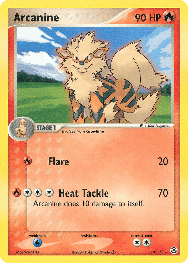 Arcanine EX6-18