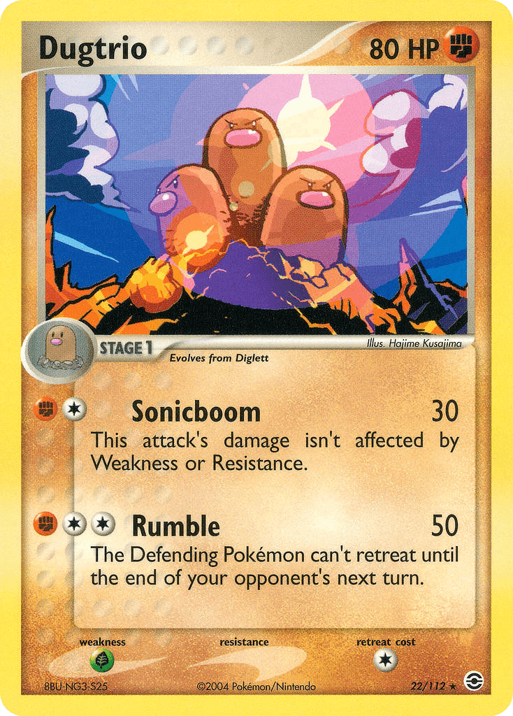 Dugtrio EX6-22