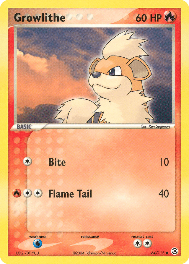 Growlithe EX6-64