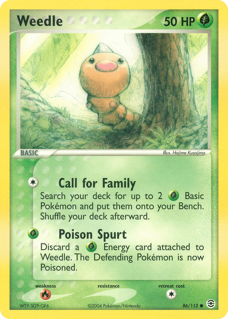 Weedle EX6-86