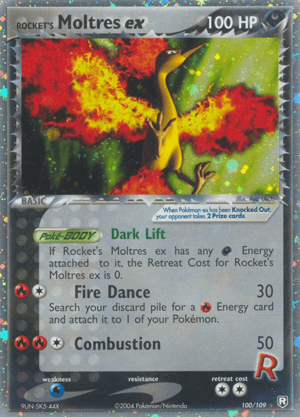 Rocket's Moltres ex EX7-100