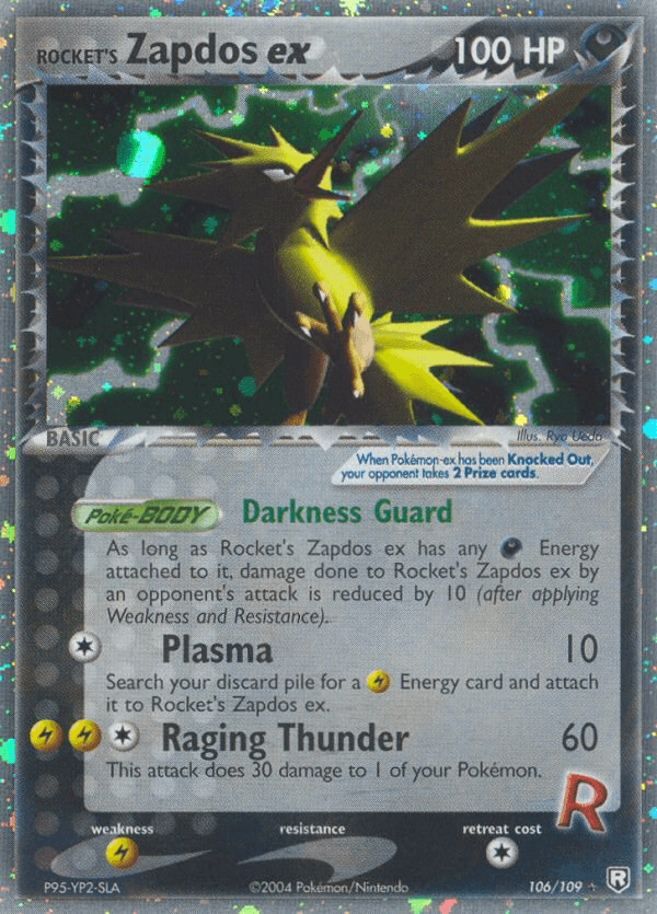 Rocket's Zapdos ex EX7-106