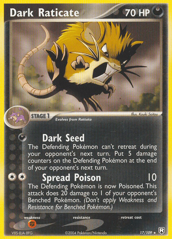 Dark Raticate EX7-17