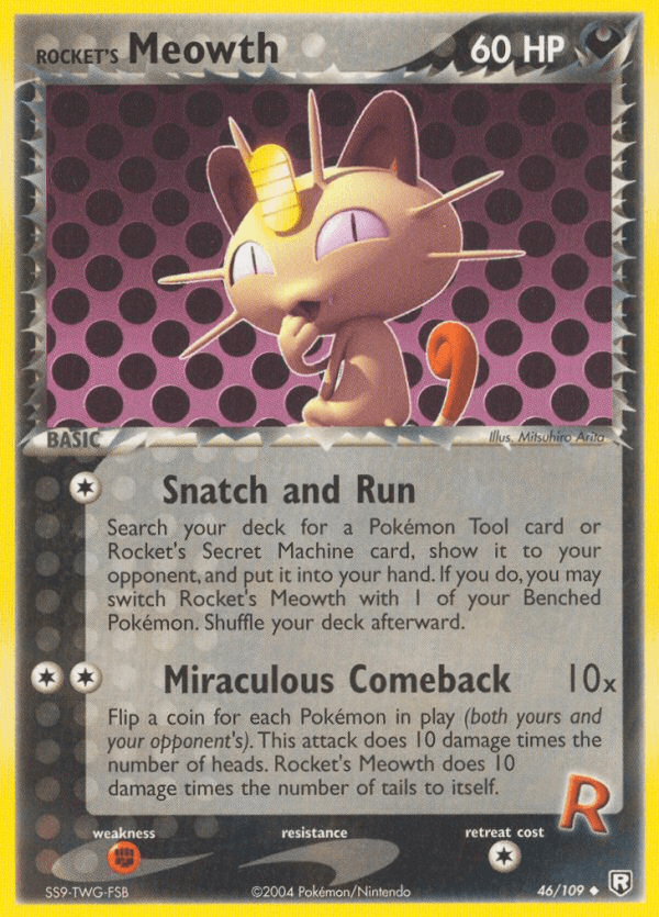 Rocket's Meowth EX7-46