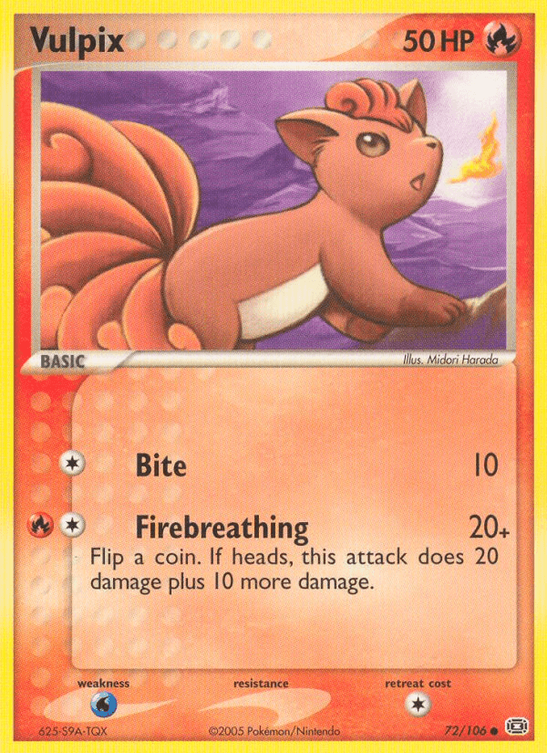 Vulpix EX9-72