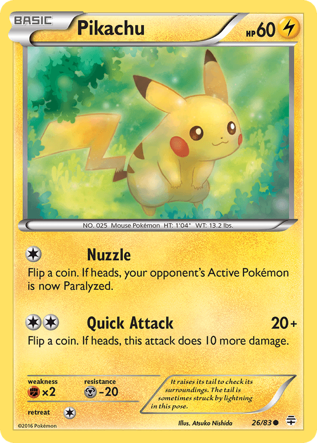 Pikachu G1-26