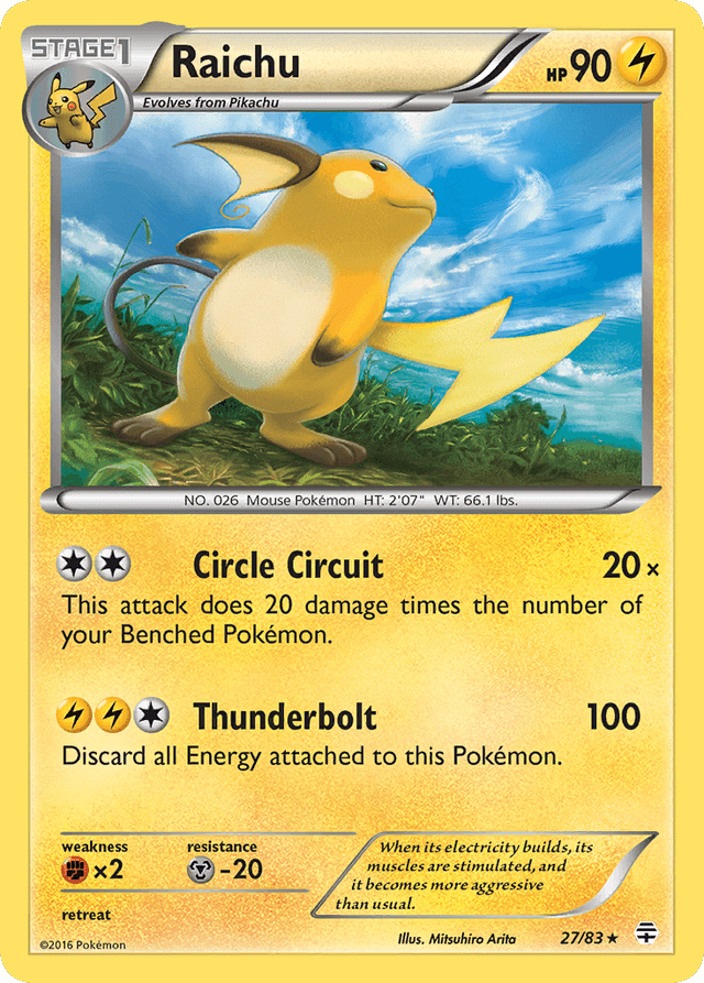 Raichu G1-27