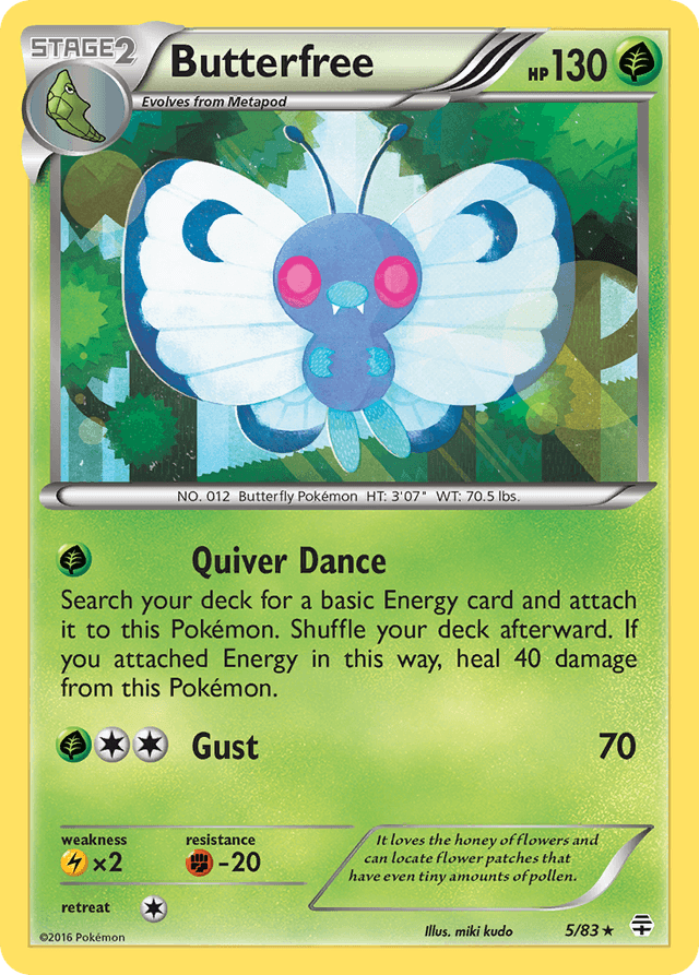 Butterfree G1-5