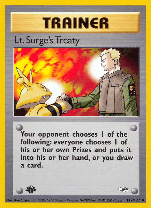 Lt. Surge's Treaty GYM1-112