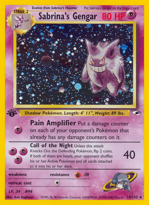 Sabrina's Gengar GYM1-14