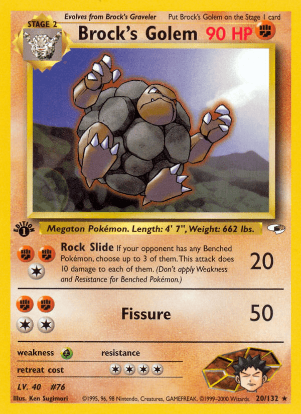 Brock's Golem GYM1-20