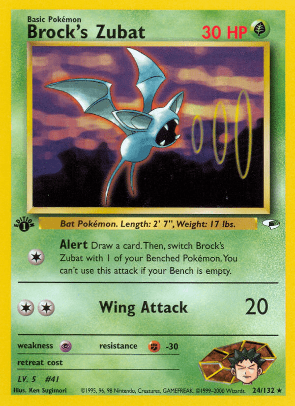 Brock's Zubat GYM1-24
