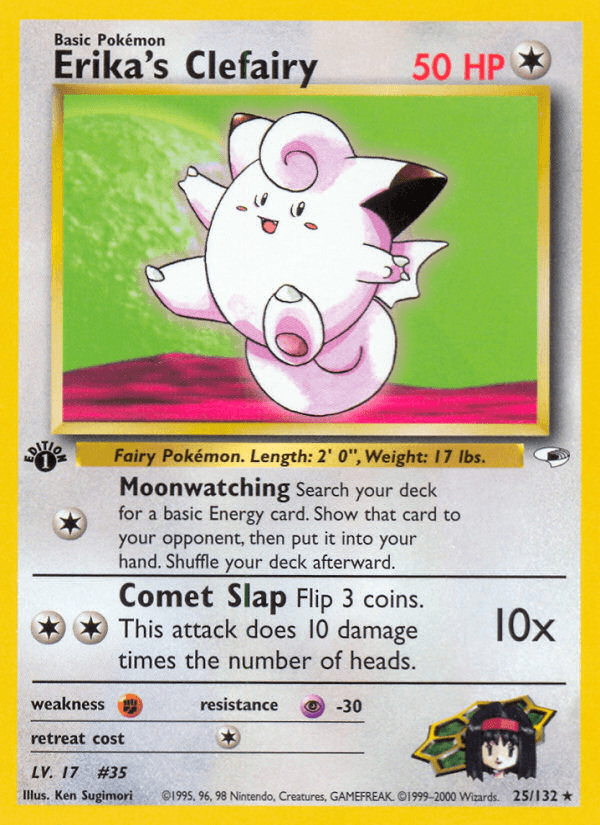 Erika's Clefairy GYM1-25