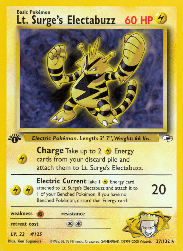 Lt. Surge's Electabuzz GYM1-27