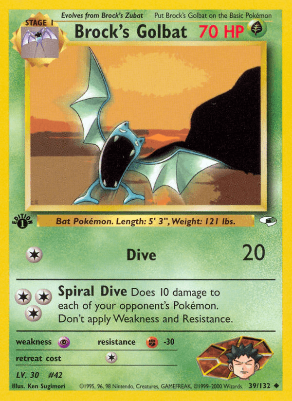 Brock's Golbat GYM1-39