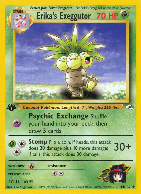 Erika's Exeggutor GYM1-44