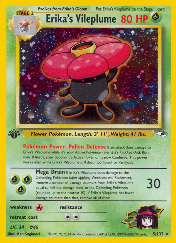 Erika's Vileplume GYM1-5