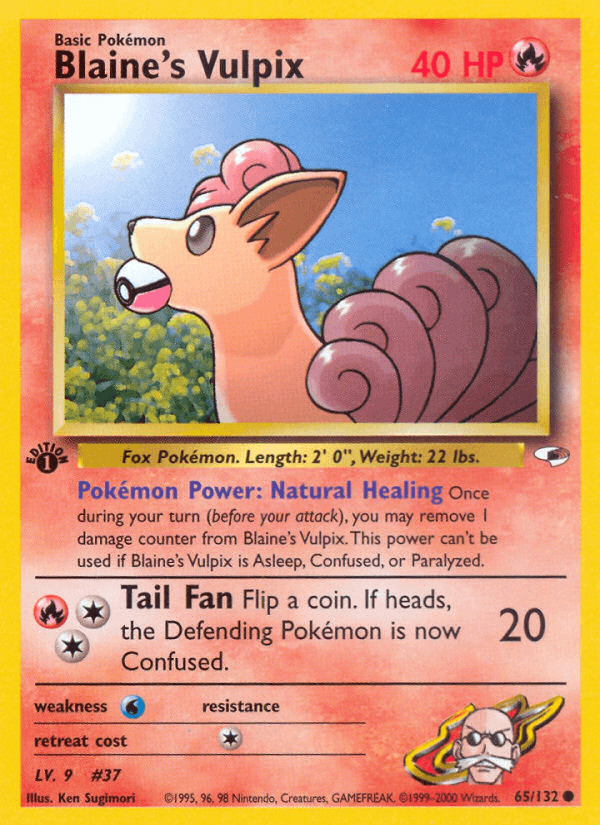 Blaine's Vulpix GYM1-65