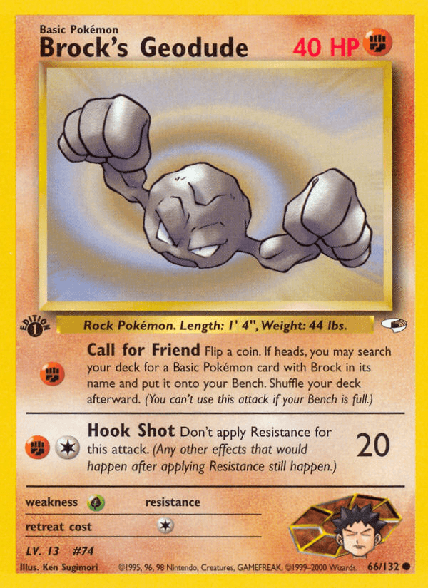 Brock's Geodude GYM1-66