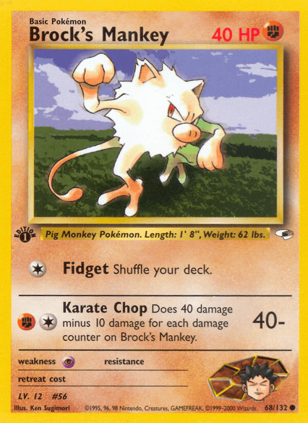 Brock's Mankey GYM1-68