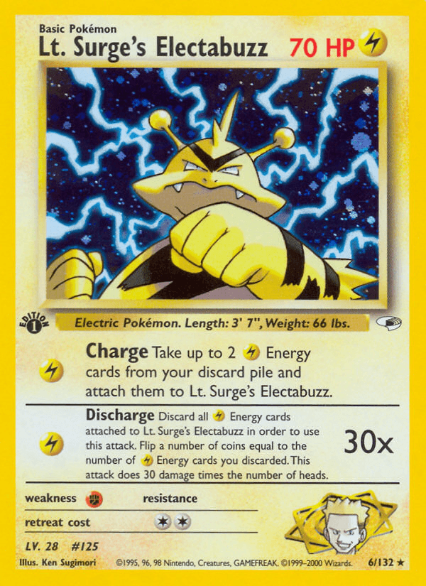 Lt. Surge's Electabuzz GYM1-6