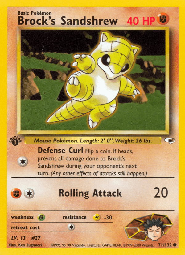 Brock's Sandshrew GYM1-71