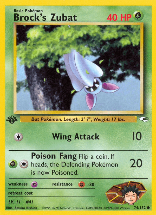 Brock's Zubat GYM1-74