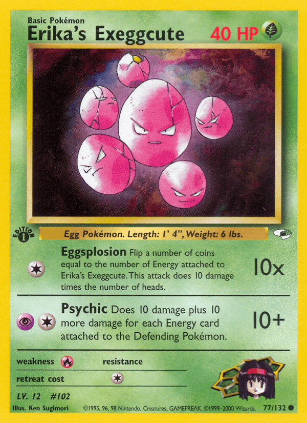 Erika's Exeggcute GYM1-77