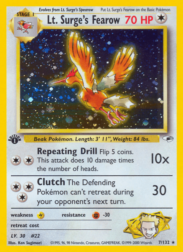 Lt. Surge's Fearow GYM1-7