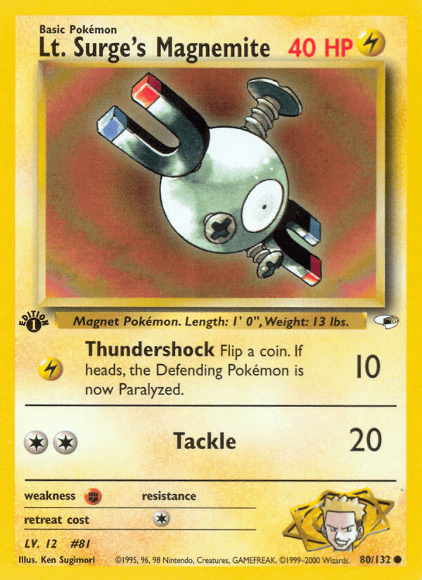 Lt. Surge's Magnemite GYM1-80