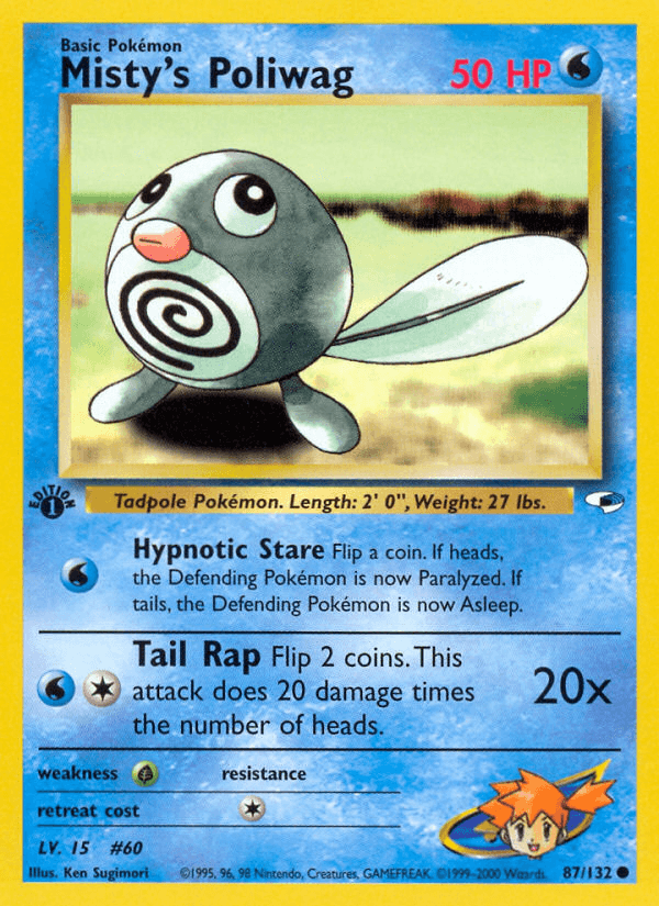 Misty's Poliwag GYM1-87