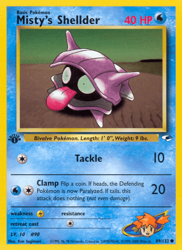 Misty's Shellder GYM1-89