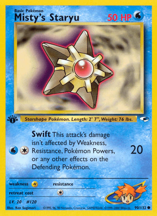 Misty's Staryu GYM1-90
