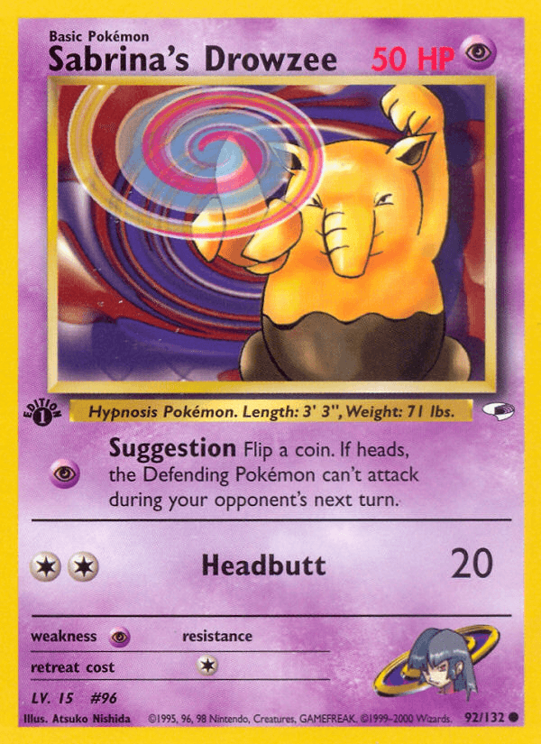 Sabrina's Drowzee GYM1-92