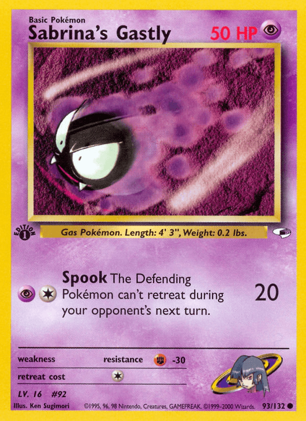 Sabrina's Gastly GYM1-93