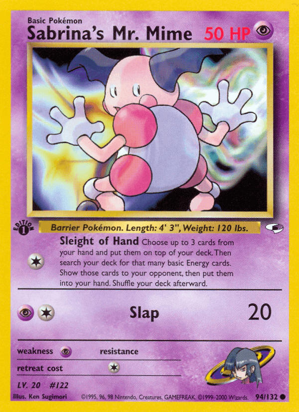 Sabrina's Mr. Mime GYM1-94
