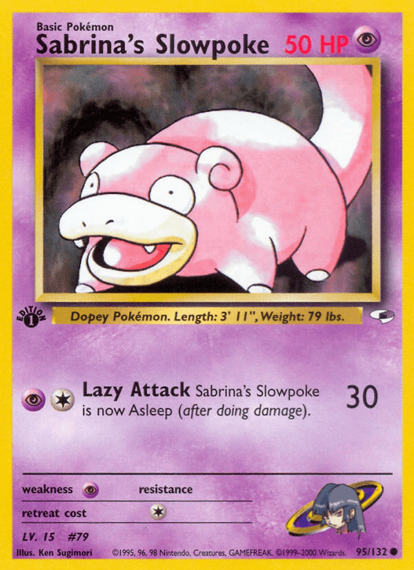 Sabrina's Slowpoke GYM1-95