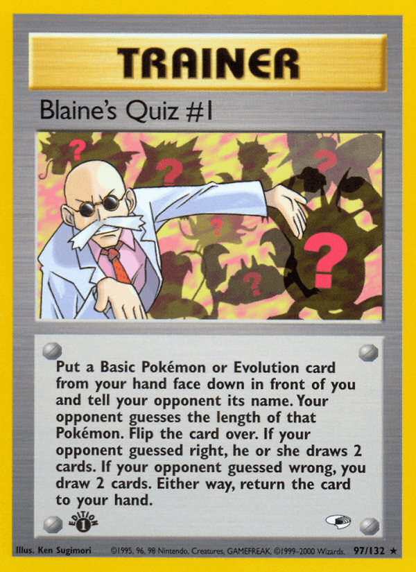 Blaine's Quiz #1 GYM1-97