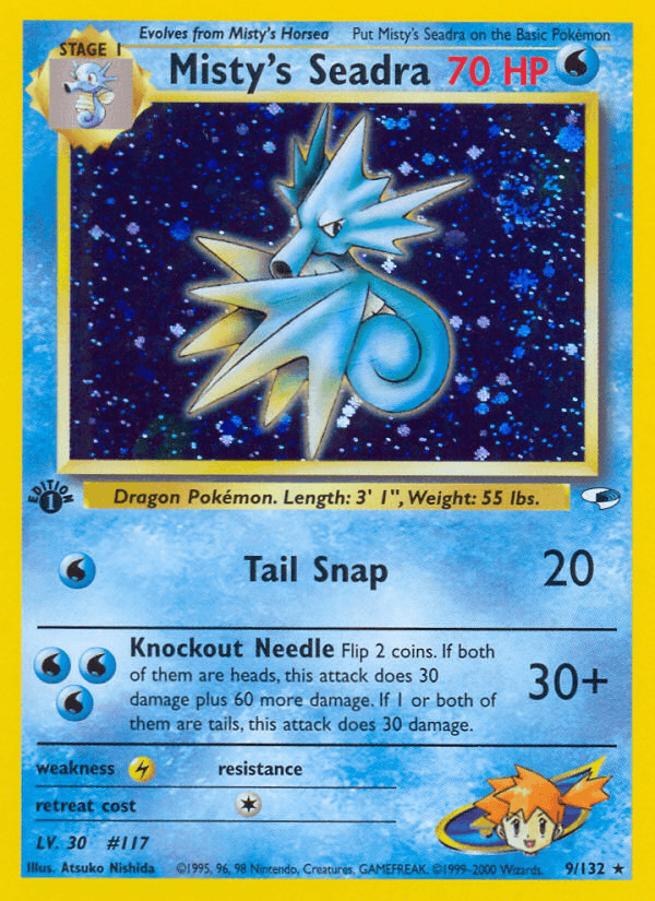 Misty's Seadra GYM1-9