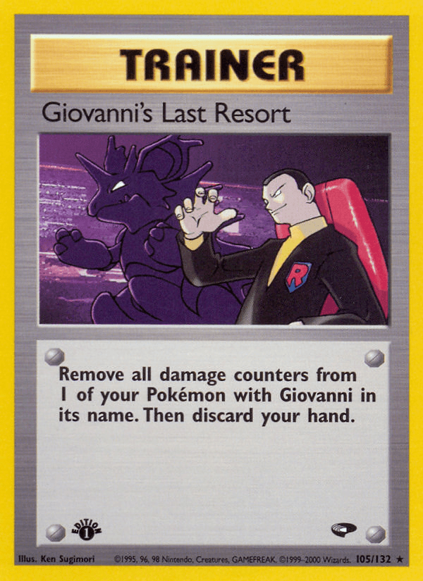 Giovanni's Last Resort GYM2-105
