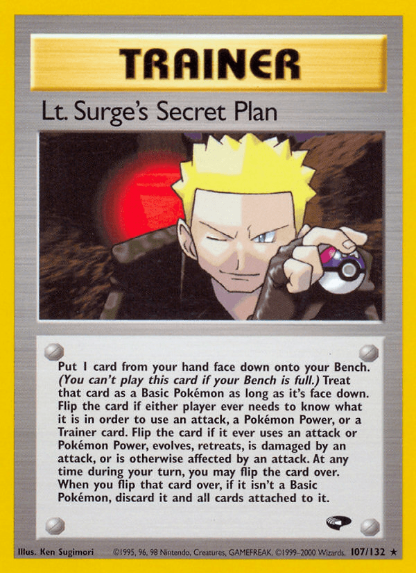Lt. Surge's Secret Plan GYM2-107