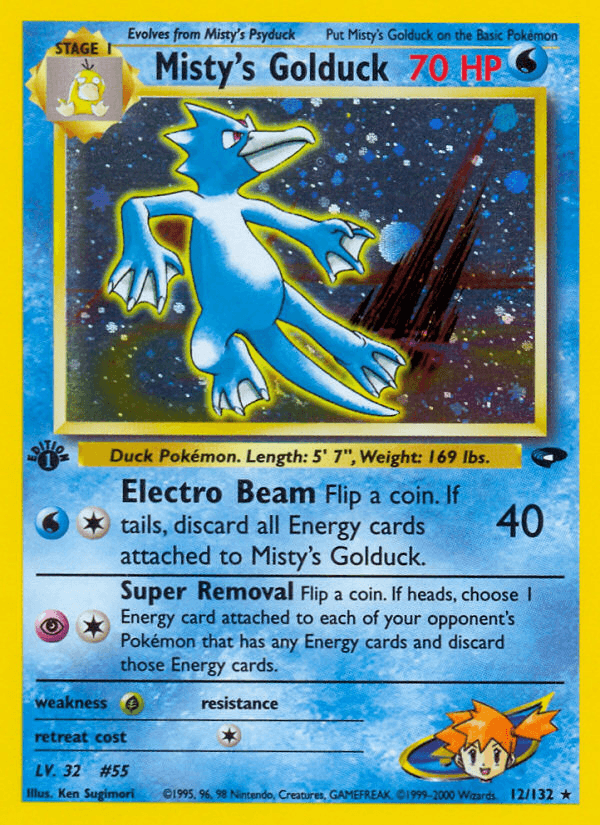 Misty's Golduck GYM2-12