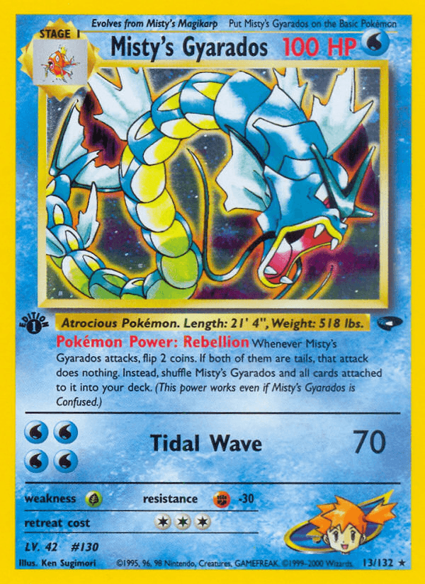 Misty's Gyarados GYM2-13