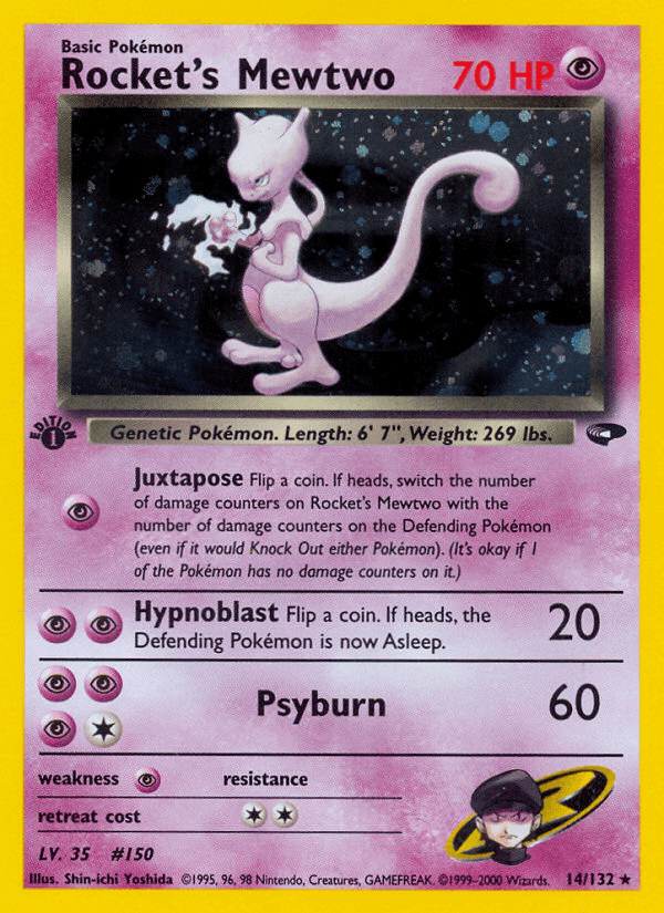 Rocket's Mewtwo GYM2-14
