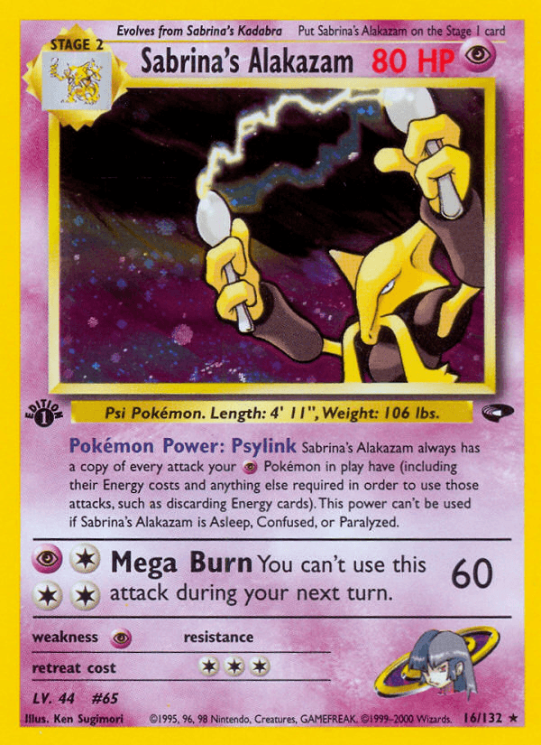Sabrina's Alakazam GYM2-16