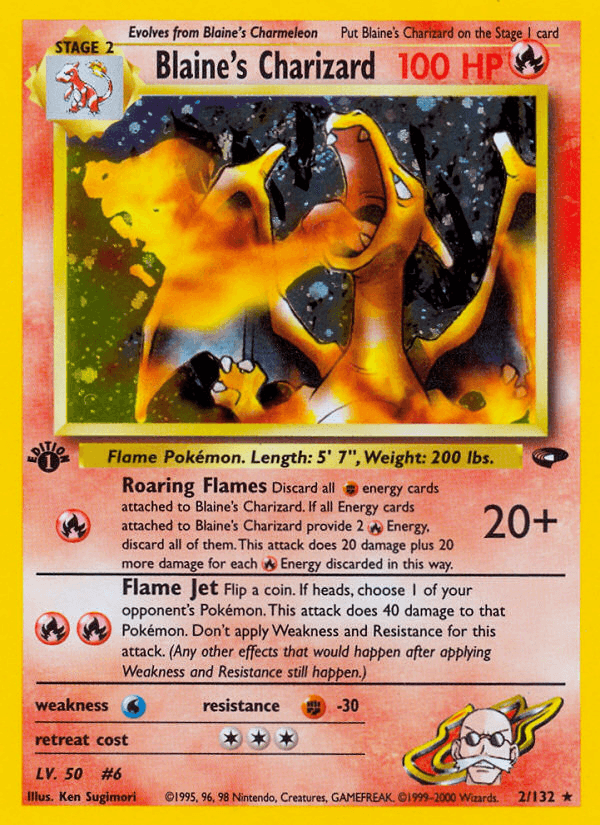 Blaine's Charizard GYM2-2